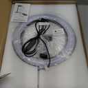 Ring Light with Stand for Desk, Adjustable Overhead Phone Mount with 10" Ring Light Tripod for iPhone, Phone Tripod with Light and Remote Phones Holder for Video Recording, Live Stream, Cooking Video