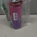 Water Bottle with Straw, 32oz Motivational Water Bottles with Time Marker to Drink, Tritan BPA Free, 1L Sports Water Bottle with Carry Strap LeakProof for Women Gym Fitness Outdoor(Purple Rose)