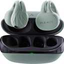 HAKII Open Ear Wireless Earbuds, Bluetooth 5.4 Ergonomic Clip on Bluetooth Earbuds with Stereo Sound/ENC, Touch Control Open Ear Headphones, IPX5 Waterproof Running Headphones for Sports, Fitness