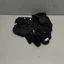 Paw Legend Washable Reusable Female Dog Period Diapers for Heat Doggie Puppy Diapers for Female Dogs (3 Pack, Large) (Large (17.5''-27'' Waist), Black (Black Lining))