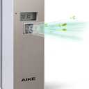 AIKE Automatic Air Fresheners Spray Dispenser  Programmable(Compatible with "Glade Automatic Air Freshener Refills 269 ml")  Ideal for Office, Airports, Gyms, Home Brushed Finish AK1801