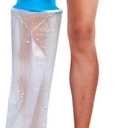 Asunby Leg Cast Covers for Shower Adult,Waterproof full Leg Cast Protector for Showering/Swimming,Reusable Elastic Cast Bag for Broken Knee Foot Ankle Burns Care Supplies, After Surgery Gifts