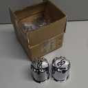 Golf Cart SS Wheel Center Cap Cover Fits 2.65" Dia Bore Wheel Rim SS Chrome Plastic Center Caps for EZGO Golf Cart Wheel-4 Packs (sliver)