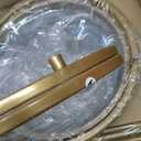 chamvis Gold Metal Plant Stand, 3 Pcs Tall Cylinder Pedestal Stands for Parties and Weddings, Gold Round Cylinder Tables for Living Room and Patio Decor