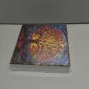 Mosaic Tree of Life Jigsaw Puzzles 1000 Pieces, PICKFORU Colorful Stained Glass Puzzles for Adults, Impossible Hard Plant Art Theme, Challenging for Adults