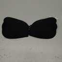 Cmojsk Sticky Bra, Backless Sticky Push Up Bra Adhesive, Invisible Seamless Strapless Bras for Women Reusable Black