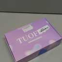 TUOFLY Mens 70s 80s Disco Brown Curly Wig With Glasses Necklace Mustache and Wig Cap Natural Fluffy for Rocker Halloween Costume Cosplay