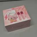 Mini Karaoke Machine Toy for Kids, Portable Karaoke Machine with 2 Wireless Microphone for 4,5,6,7,8,9,10,11,12+ Years Old Christmas Birthday Gifts Girls Boys (Pink)