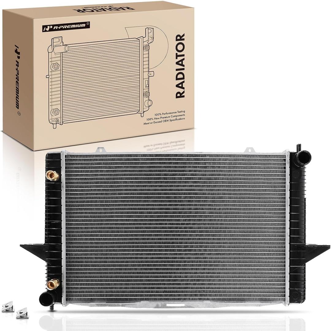 A-Premium Engine Coolant Radiator Assembly with Transmission Oil Cooler Compatible with Volvo C70, S70, V70, 1999 2000 2001 2002 2003 2004, Automatic Transmission, Replace# 86014511