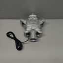 CCBodily Christmas Tree Topper Star LED Rotating - 5 Projection Modes Lighted Glitter Sparkling Holiday Decor Gift Silver