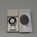 Google Nest Cam Indoor (Wired, 3rd Gen) - Security Camera with 2K Video and Gemini, Night Vision, 2-Way Audio, Works with Google Home - 2025 Model - Snow