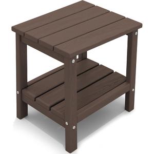 KINGYES Double Side Table, Adirondack End Table- Coffee