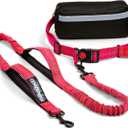 Hands Free Dog Leash with Waist Belt and Bungee for Walking