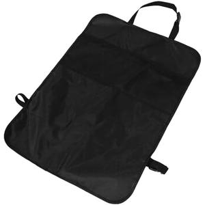 AKOOSY Car Seat Kick Mat with Storage Pockets, Automotive Backseat Organizer Bag, Seat Back Protector for Vehicle Rear Storage and Travel Use 2 pack