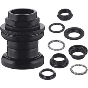 CDHPOWER 8pcs 1" Threaded Bicycle Headset Combo- Gas Motorized Bicycle (Black)