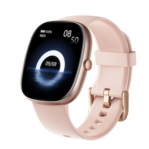 Smart Watches for Women Men (Answer/Make Calls), 1,85" HD Smart Watch for iPhone/Android Phones, Fitness Tracker with 100+ Sport Heart Rate/Sleep Monitor Pedometer IP68 Waterproof (Pink) 