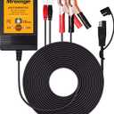 MBC015, 6V / 12V 1.5A Fully Automatic Trickle Battery Charger/Maintainer for Automotive Vehicle Motorcycle Lawn Mower ATV RV Powersport Boat, Sealed Deep-Cycle AGM Gel Cell Lead Acid Batteries