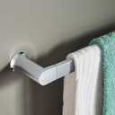 Moen Genta LX Chrome Modern 24-Inch Wall Mount Towel Holder Bathroom Single Towel Bar, BH3824CH