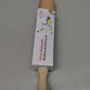 Jacent Genuine Hardwood 7.5 Inch Rolling Pin With Ergonomic Handles, 1-Pack