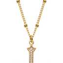 MEVECCO Dainty Gold Cross Necklace for Women - 18K Gold Plated Delicate Minimalist Cubic Zircon Cross Necklaces Cute Faith/Crucifix Jewelry Gift