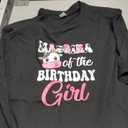 Madrina Of The Birthday Girl Farm Cow 1St Birthday Girl T-Shirt, Size 3XL
