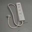 kasa smart Plug Power Strip KP303, Surge Protector with 3 Individually Controlled Smart Outlets and 2 USB Ports, Works with Alexa & Google Home, No Hub Required , White
