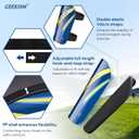 Soccer Shin Guards for Youth Kids Toddler - Soccer Shin Pads for Teens & Men, Protective Football Gear for 3-16 Years Boys Girls & Adult, World Cup Lightweight Soccer Equipment