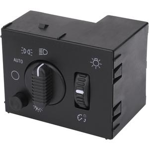Headlight Dimmer Switch Headlamp Control Compatible with 2003-2007 Chevy Chevrolet Silverado Tahoe Suburban Avalanche GMC Sierra Yukon Cadillac Escalade Replaces 19381535/15194803 Bluish LED