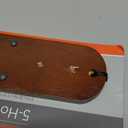 Spectrum Diversified Millbrook Wall Mount 5 Hook Wood Rack: Portable Universal Storage, Metal & Wood