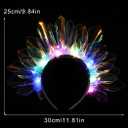 Zoestar Light Up Headband LED Headbands Glow Party Crown Hair Accessories for Women