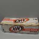A&W Zero Sugar Root Beer Soda, 12 fl oz cans, 12 count, Best Before Date 01/31/2026