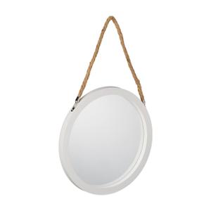 DI CA 14×14 Rope Hanging Round mirror(white)