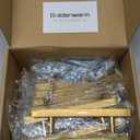 Goldenwarm 25 Pack Gold Cabinet Handles 3-1/2"(90mm) Brushed Brass Cabinet Pulls T Bar Drawer Pulls for Kitchen Cupboard & Drawer Hardware