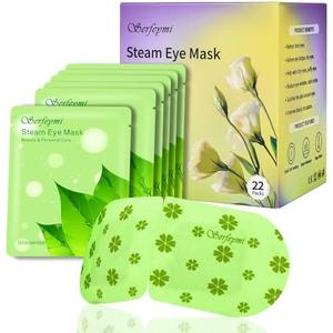 Serfeymi 22 Packs Steam Eye Masks Relieve Eye Fatigue, Self Heating Warm Eye Mask, Disposable Eye SPA Heated Eye Mask for Dry Eyes, Dark Circles, Tired Eyes, Gifts for Mother's Day (Unscented)