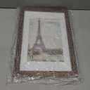 Hongkee 8x12 Picture Frame with Glass, Display Pictures 6x9 with Mat or 8 x 12 without Mat - Wall and Tabletop, 8 by 12 Photo Wooden Frames (Rustic Brown, 1 Pack)