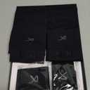 LUX Soccer Sleeves w/FREE Guard Stays for Men/Boys/Youth Compatible w/Soccer Grip Sock, L