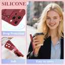 jueaes Cute Bow Case for iPhone 14 Pro with Finger Hand Wrist Strap