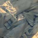 12 Pack Baby Blue Cheesecloth Table Runner 17x108 Inch Semi Sheer Boho Gauze Cheese Cloth Fabric Table Runners, for Wedding Party Baby Shower Birthday Home Decor Garden Farmhouse