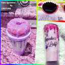 LIKETURE Fake Sprinkles 110g Glow in the Dark Polymer Clay Sprinkles for Slime Resin Faux Sprinkles Craft Fake Candy Sprinkle for Shaker Card Phone Case DIY Crafts (Glowing Star-110G)