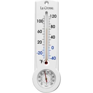 LaCrosse 204-109 Traditional Thermometer/Hygrometer, 9"