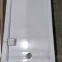 WOODBRIDGE 48"L x 32"W x 4"H Shower Base,Right Drain,Non-Slip Single Threshold Shower Pan, Solid Surface with Chrome Linear Drain Cover