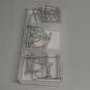 Wellmax 20 Pcs Trailer Hitch Pin in 1/4", 5/16" and 3/8" Diameter Zinc-Plated Heavy Duty Shaft Locking Pin, Trailer Pin for Trailer Lock and Hitch Pin Lock for Farm Lawn Garden Wagons, Gold Color