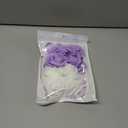 17pcs Butterfly Cake Toppers 3D Romantic Butterfly Cupcake Decorations with Purple White Rose Flowers for Wedding Birthday Anniversary Party Baby Shower