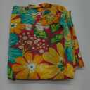 Magpie Fabrics Patio Bench Cushion Cover 45x18x3 Inch, NO Insert! Water Resistant UV Protection Outdoor Swing Loveseat Replacement Cover with Zipper (Embry Red Hibiscus)