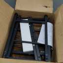 Snughome 510 Gallon Aquarium Stand, 3 Tier Fish Tank Stand with Storage, Fish Tank Stand with Metal Frame, Reptile Turtle Tank Stand for Home Office, 20.47" x 11.02" x 30.52", Rustic Brown