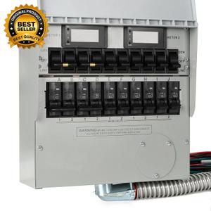 Generator Transfer Switch,50A Pro/Tran2 10-Circuit 2 Manual Transfer Switch, Mark