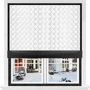 Insulated Window Cover, Sunmoxia Upgraded Oxford Cloth Waterproof Thermal Insulated Blackout Window Insulation kit, Fits up to 37x57 inch Windows to Keep Warm in Winter