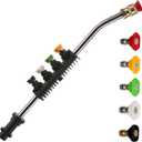 M MINGLE Pressure Washer Wand Extension with Adapter, Replacement Lance, Only Compatible Karcher K2, K3, K4, K5, K6, K7, 15 Inch