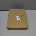 Jenaai 6 Pcs Velvet Glitter Christmas Tree Ornaments Set 3.15 Inch 3 Style Flocked Christmas Balls Ornaments Xmas Balls Decoration for Xmas Tree Decorative Party Wedding(Dark Brown)