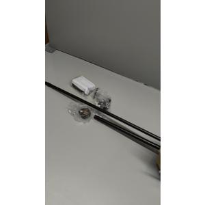 Decopolitan - 278246102 Facet Ball 5/8" Curtain Rod Set, 48 to 86 Inches, Vintage Bronze